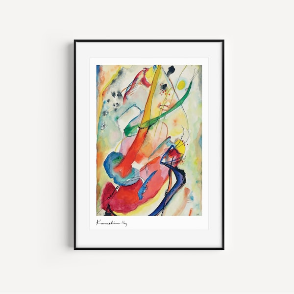 Kandinsky famous art print digital download wall art, famous artist painting, famous abstract art, printable vintage wall art, abstract art