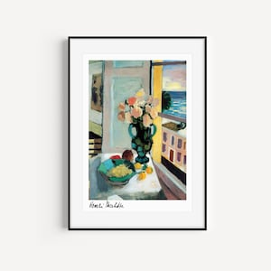 Matisse famous art print digital download, printable instant download digital wall print, museum wall art print, famous art reproduction