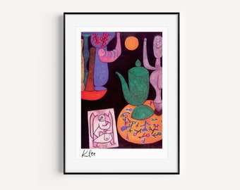 Paul Klee famous art print digital download, printable instant download digital wall print, museum wall art print, famous art reproduction