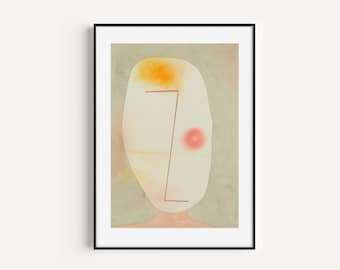 Paul Klee classic wall art print digital download, printable modern abstract wall art download, famous art print, art reproduction