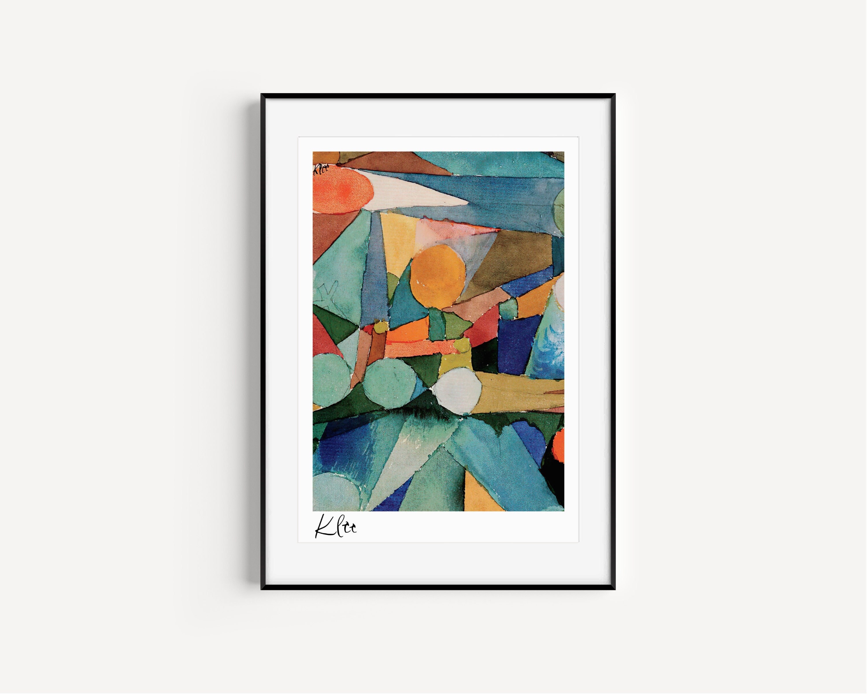 Paul Klee famous art print digital download, printable instant download digital wall print, museum wall art print, famous art reproduction