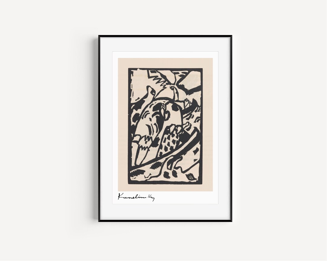 Kandinsky Famous Art Print Digital Download, Printable Instant Download