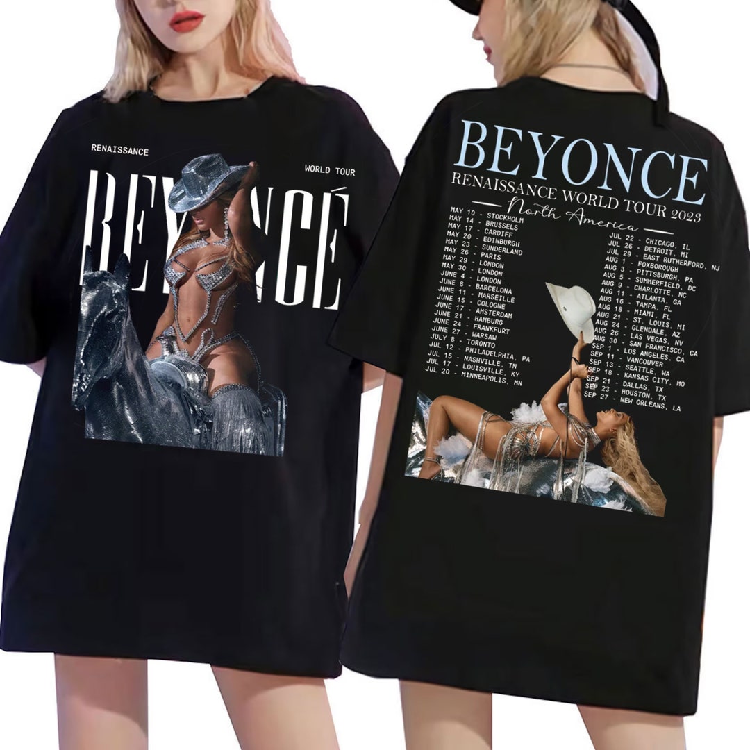 Double Side Beyoncé Renaissance World Tour Merch Shirt - Etsy