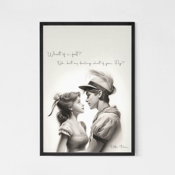 Peter Pan Poster Etsy