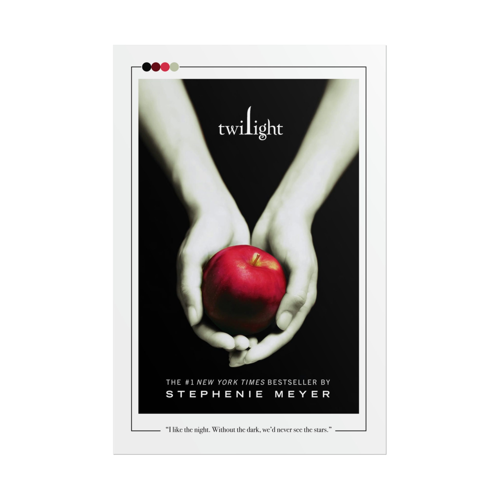 Twilight Book Cover Fine Art Print   Book/Reading Poster