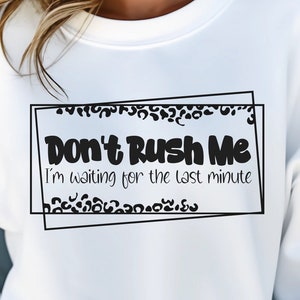 Funny Sarcastic Quote SVG: Cheetah Print Frame (Digital Download)