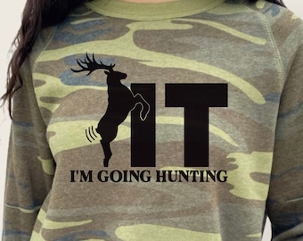 Funny Deer Hunting SVG PNG: 'IT' Design (Digital Download)