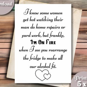 Printable Valentines Day Cards, Cards for Him, Cards for Boyfriend, Card for Husband, Funny Cards, Printable Cards, Printable Birthday Cards