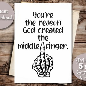 Funny Inappropriate Printable Greeting Card Birthday - Etsy