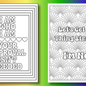 LGBTQ Printable Coloring Pages - Etsy