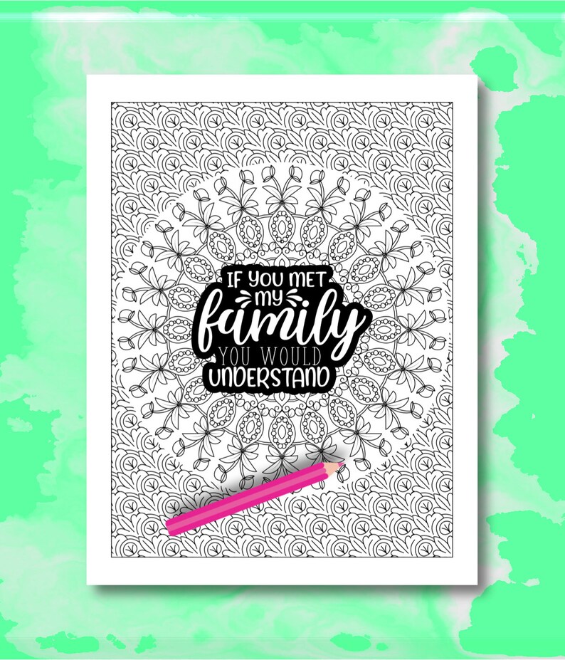 50 Printable Sarcastic Quotes Coloring Pages - Etsy