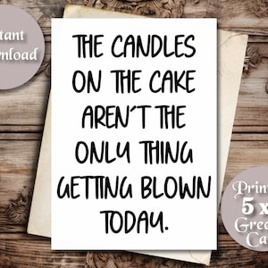 As velas do bolo não são a única coisa que está sendo apagada hoje, cartão de aniversário para ele, cartão de aniversário para o namorado, cartão de aniversário para o marido