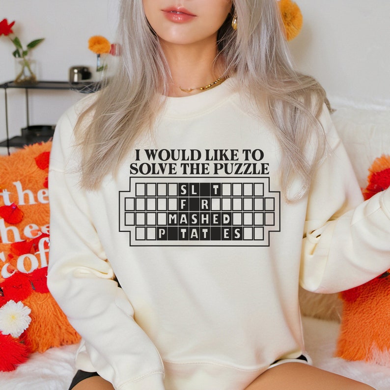 Slut for Mashed Potatoes, Puzzle, SVG, PNG, Wheel of Fortune, Funny