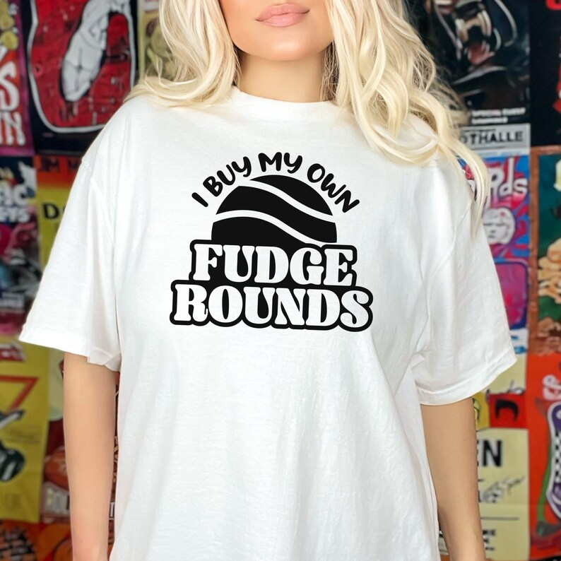 I Buy My Own Fudge Rounds, SVG, PNG, EPS, Rich Men North of Richmond
