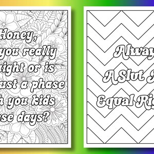 LGBTQ Printable Coloring Pages - Etsy
