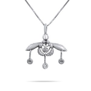 Minoan Bee Necklace , Ancient Greek Pendant , Ancient Crete Jewelry ,Antique Necklace , Silver 925