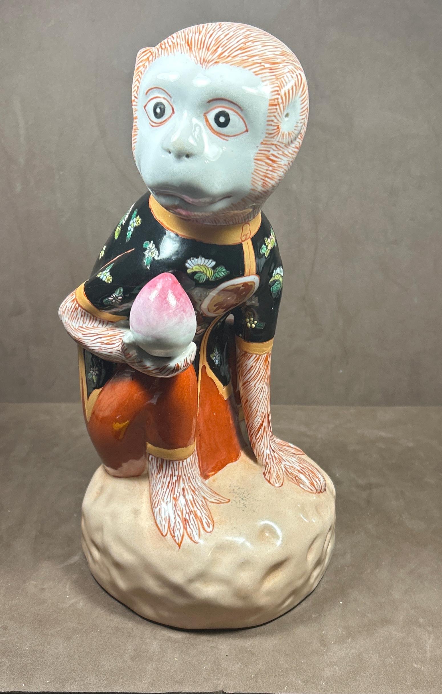 Chinoiserie Monkey Andrea by Sadek - Etsy