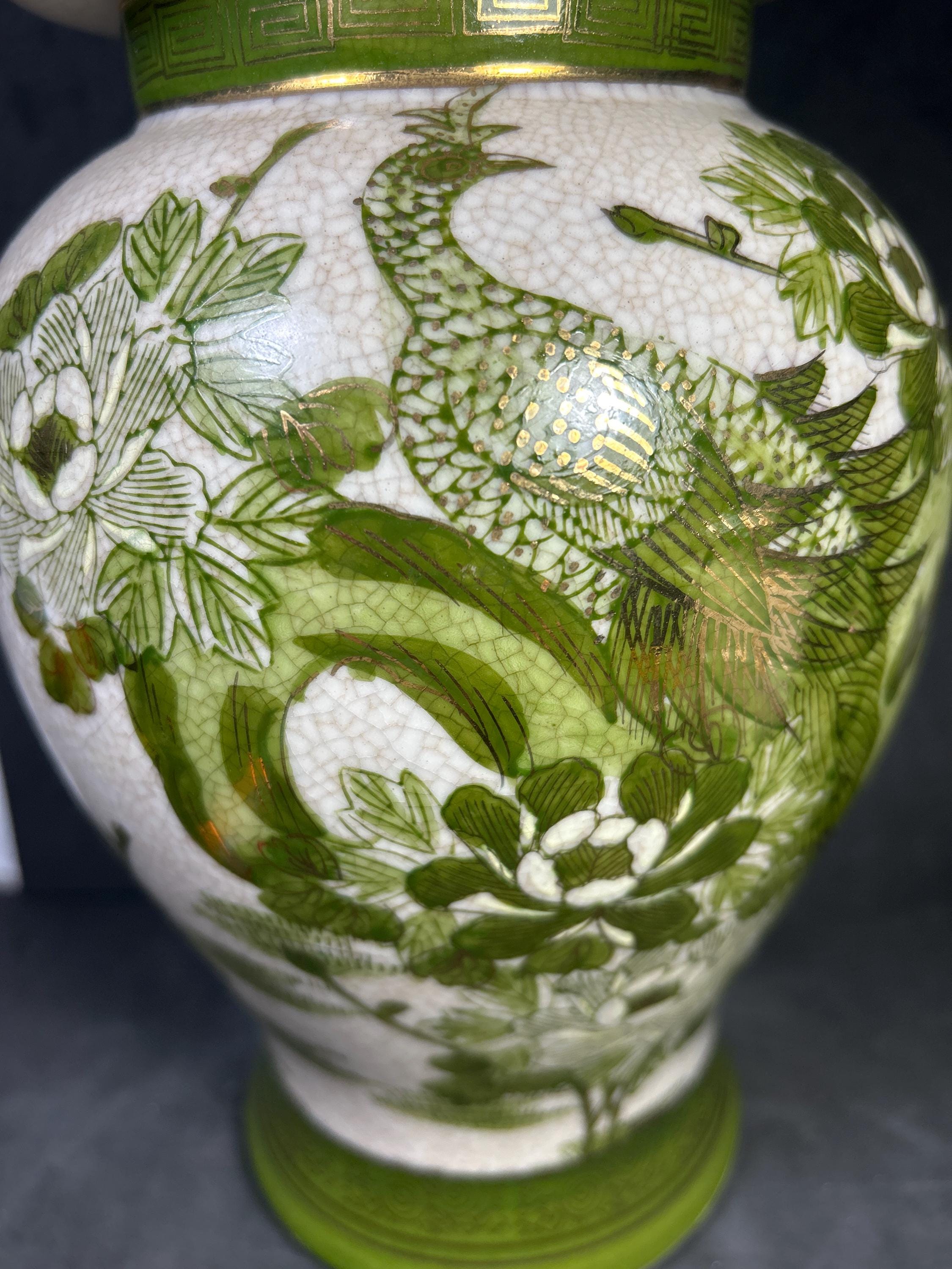 Kutani Japanese Bird Vase - Etsy