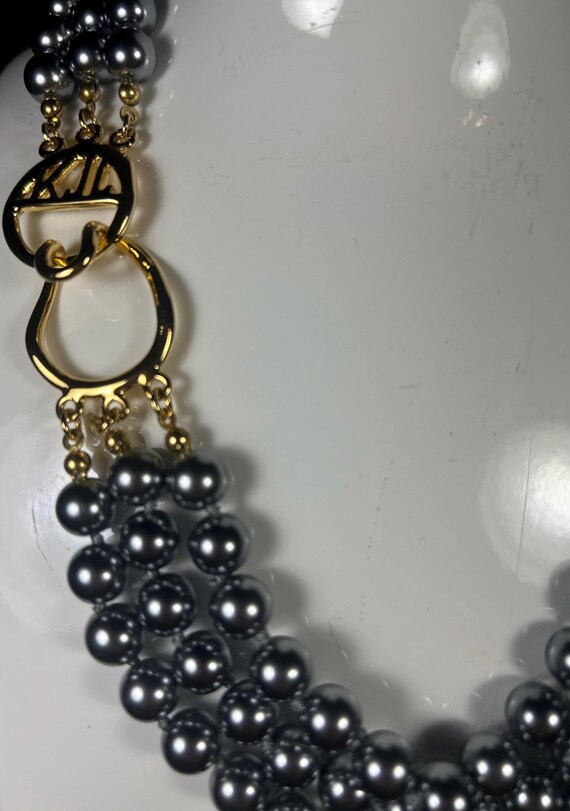 Vintage KJL Kenneth Jay Lane Vintage KJL  Charcoa… - image 2