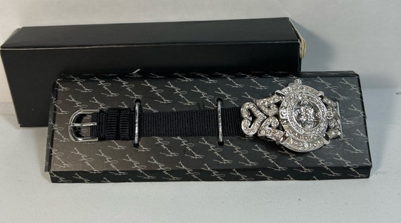 Vintage Kenneth Jay Lane rhinestone locket watch s-l400.jpg main image 4