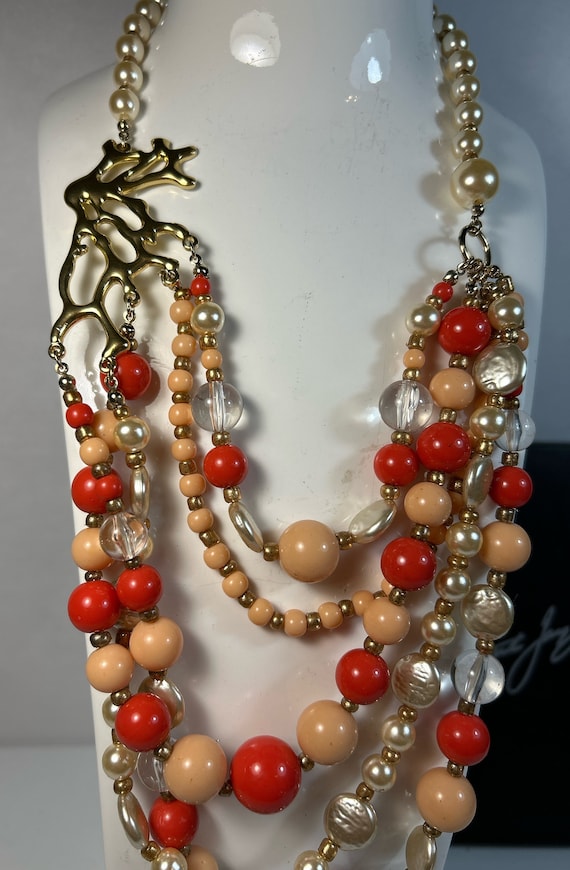 Vintage “2011” Kenneth Jay Lane Gold Branch Out S… - image 2