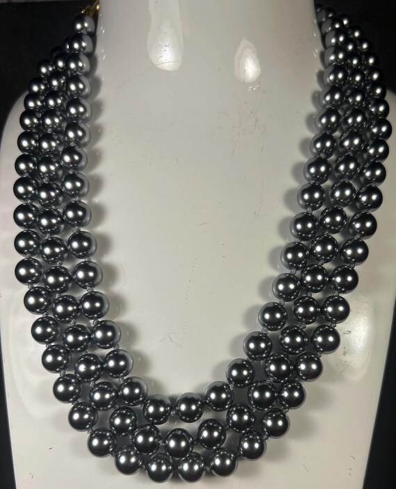 Vintage KJL Kenneth Jay Lane Vintage KJL  Charcoa… - image 3