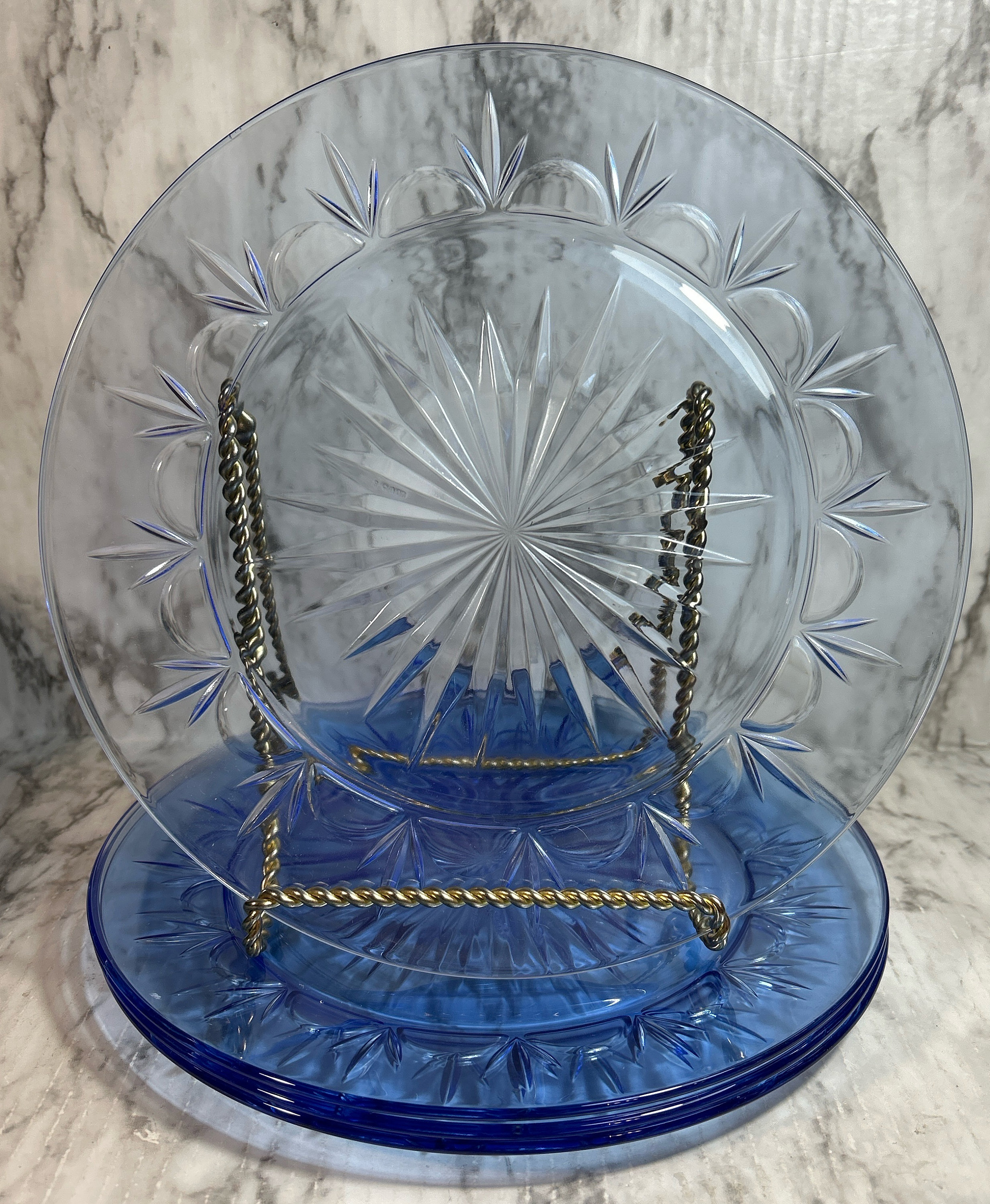 Fostoria dinner plates glass plates - Etsy 日本