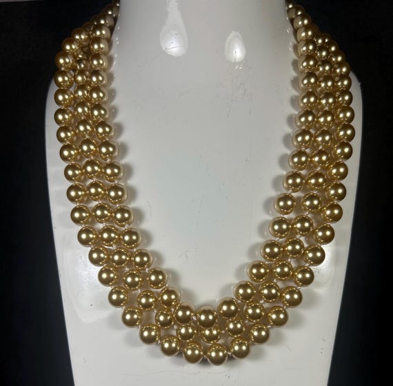 Vintage KJL Kenneth Jay Lane Vintage KJL  Champag… - image 3