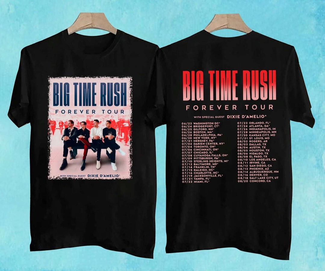Big Time Rush Tour Shirt Big Time Rush Shirt Band Shirt for Etsy