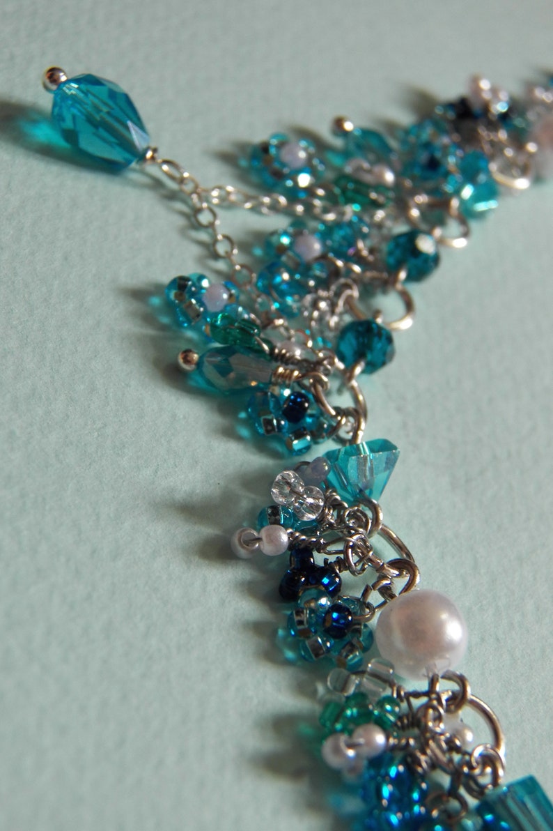 Mer-Maid by Tay Shells in Paradise Blue Necklace main image 0