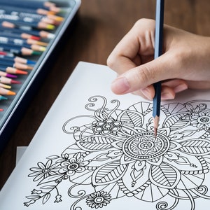 Mandalas kids coloring book