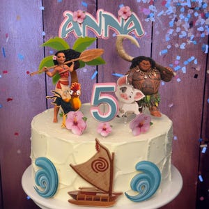Moana Cake Topper, Moana cake Decor, Moana party, Moana, Moana cupcake Topper, Moana Birthday, Moana Decor, Moana 2, Moana 2 cake Topper