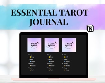 Rider-Waite Tarot Journal: Notion Vorlage (Digitaler Download)
