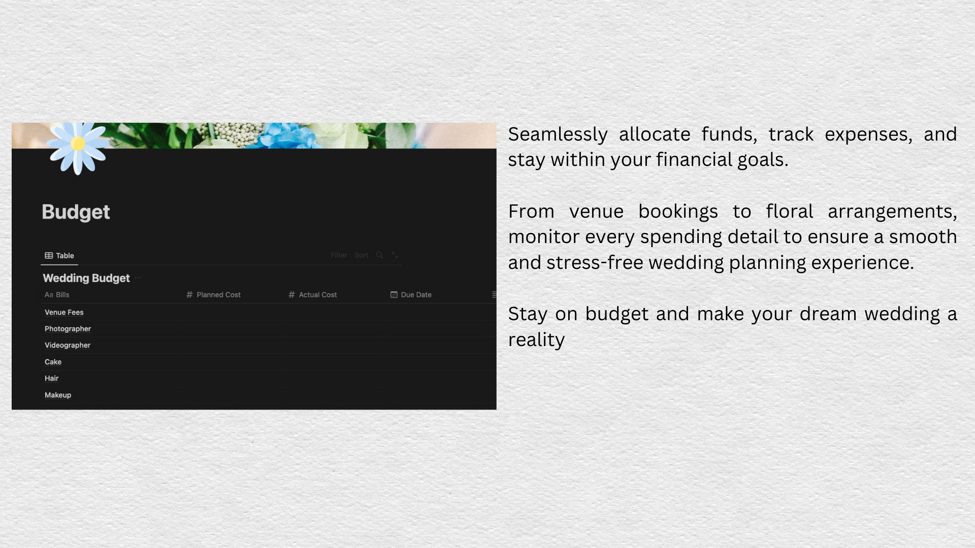 Notion Wedding Planning Template wedding Planner Notion Template Notion Wedding Planning Template wedding Planner Notion Template