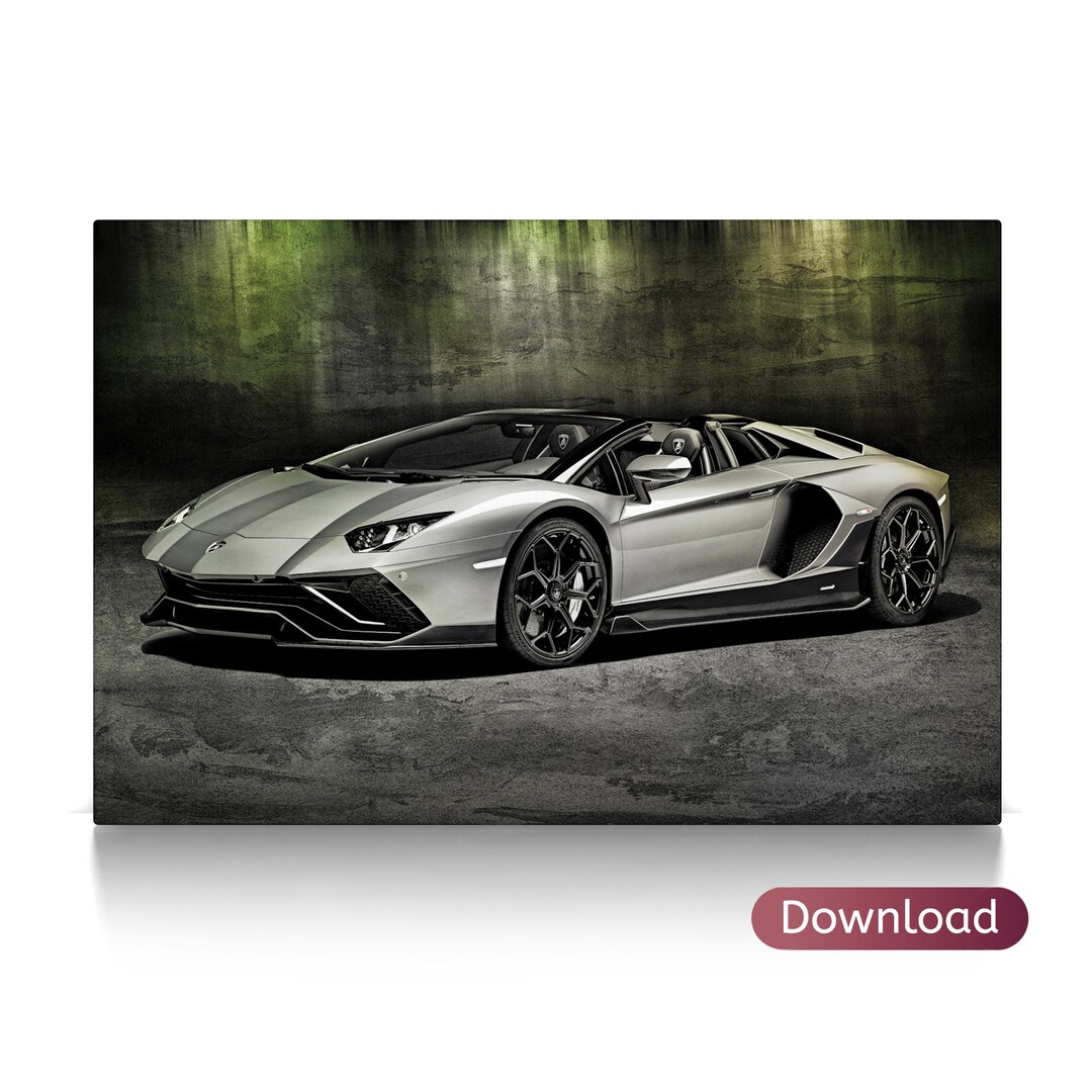 Lamborghini Aventador Car, Sports Car Printable High Resolution JPEG ...