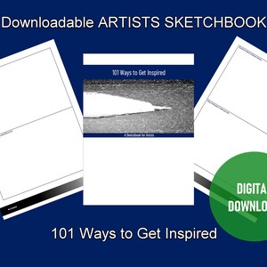 101 Drawing Prompts Sketchbook for Beginners and Pros | Creative Drawing Ideas | Art Prompt Journal | Sketchbook for Artists