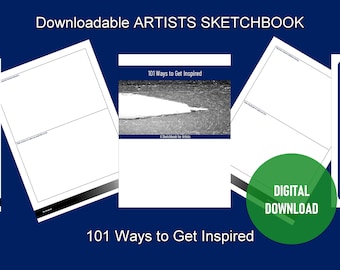 101 Drawing Prompts Sketchbook for Beginners and Pros | Creative Drawing Ideas | Art Prompt Journal | Sketchbook for Artists