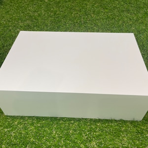 Large White Magnetic box 35.5 x23.5x 10.5 cm  Box baptism Christening gorgeous luxury wholesale gifts wedding
