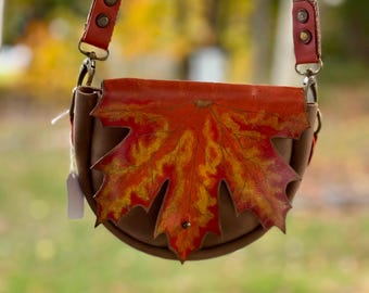Leaf Belt bag/purse