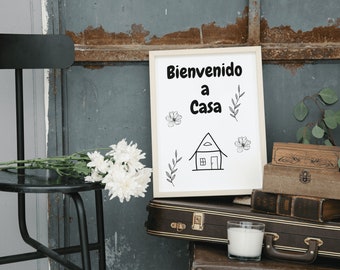 Bienvenido a casa, welcome, house, decoration, live nicer