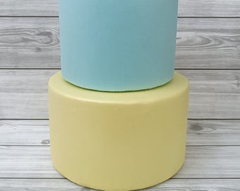 Basi rivestite in gomma eva per torte scenografiche