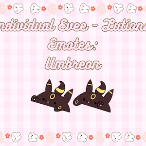 Evee Individuals: Umbreon Bongo Cat Twitch Emote