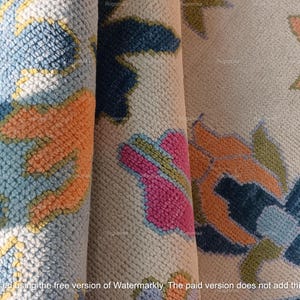 9x12 Beige green blue Oushak Made to Order (In Any Size!!)Modern Oushak rug/large area rug/pastel/sageBedroom Living Room oushak rug