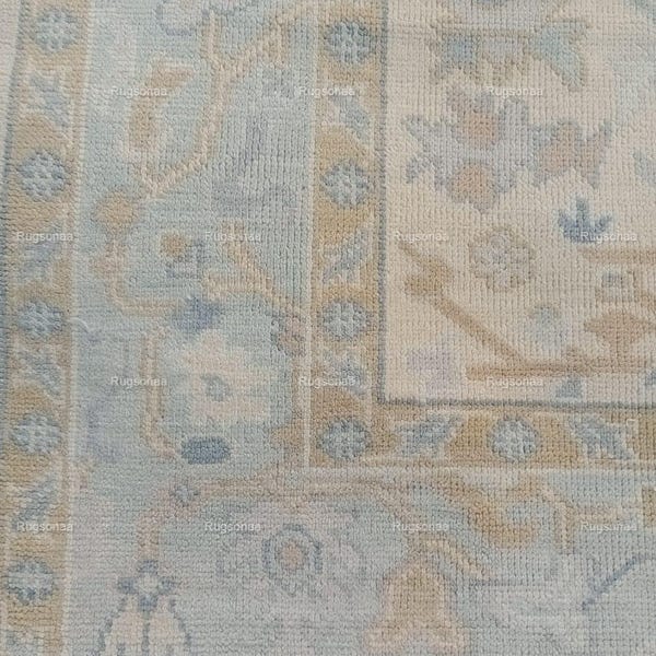 12 x 15 oushak-tapijt Turkse knoop vloerkleed modern oushak-tapijt voor woonkamer oosters tapijt gedempt 9 x 12 vintage oushak-tapijt gebied 11 x 15,5 x 7,8 x 10,12 x 18