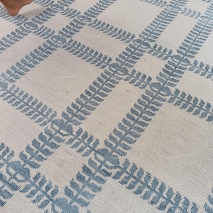 Beige Blue Modern Oushak Hand Knotted Rug 4x6, 5x8, Handmade Rugs for Living Room Antique Contemporary rug  6x9, 8x10, 9x12, 10x14 Area Rug