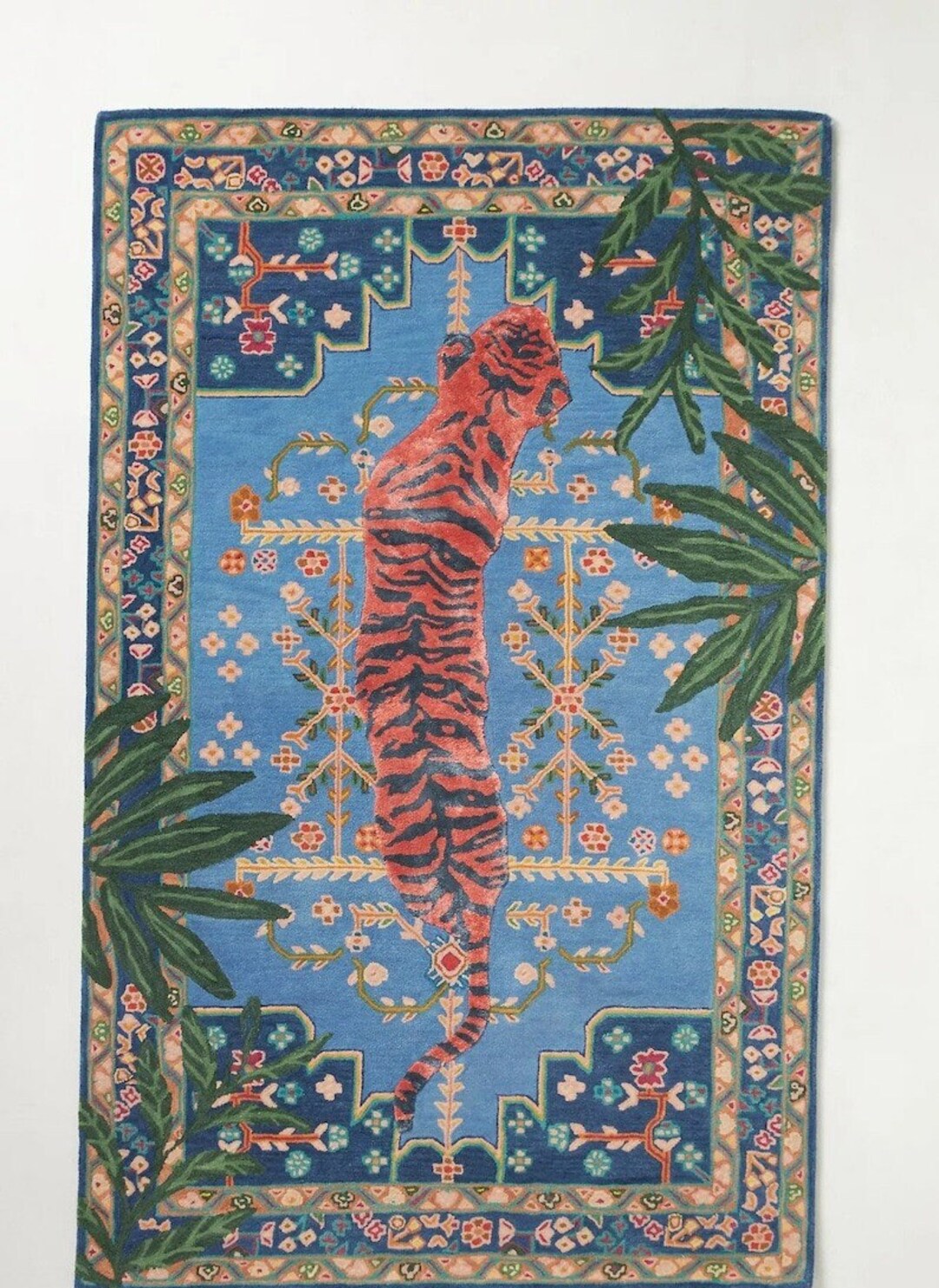 Tufted Bengal Tiger Rug for Versatile Home Decor Ideal for Etsy