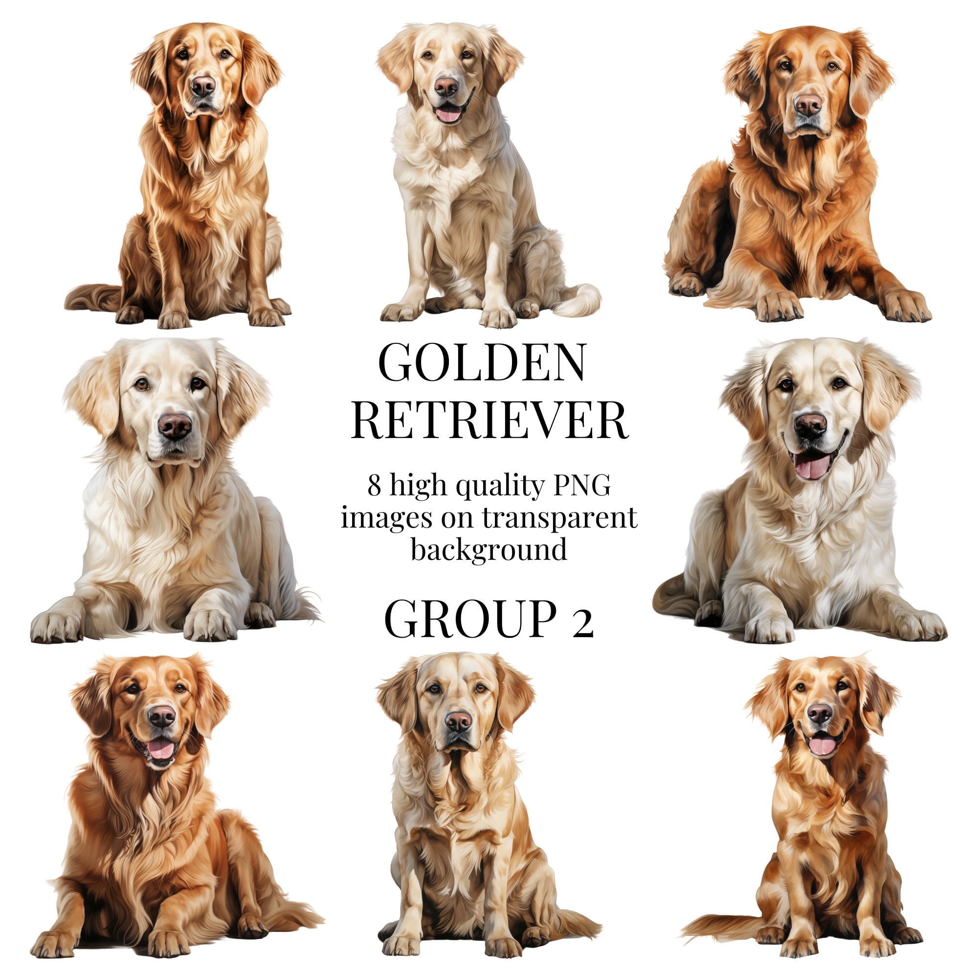 Etsy golden retriever deals
