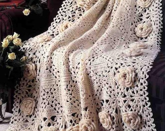 Roses Remembered Afghan