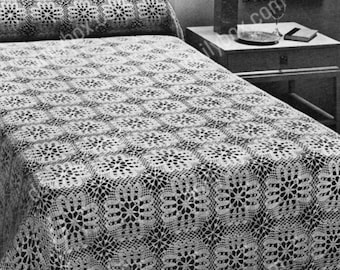Beautiful Vintage Provincial Charm Bedspread crochet pattern
