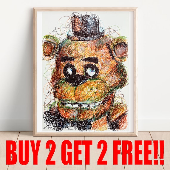 Fnaf 1 Freddy | Art Board Print